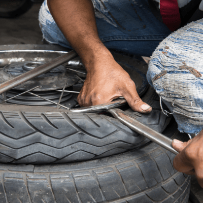 Motorcycle Tire Repair